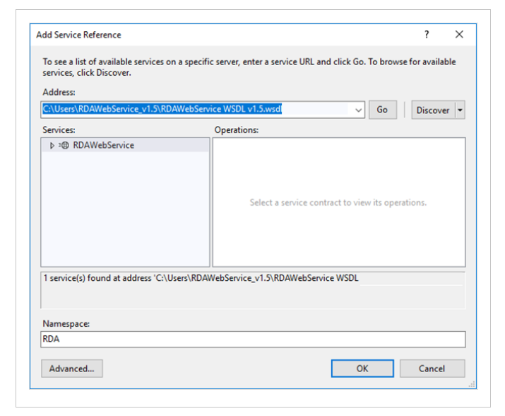 Add Service Reference Image