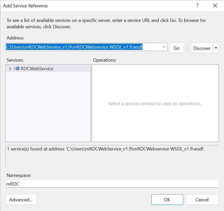 Add Service Reference Image