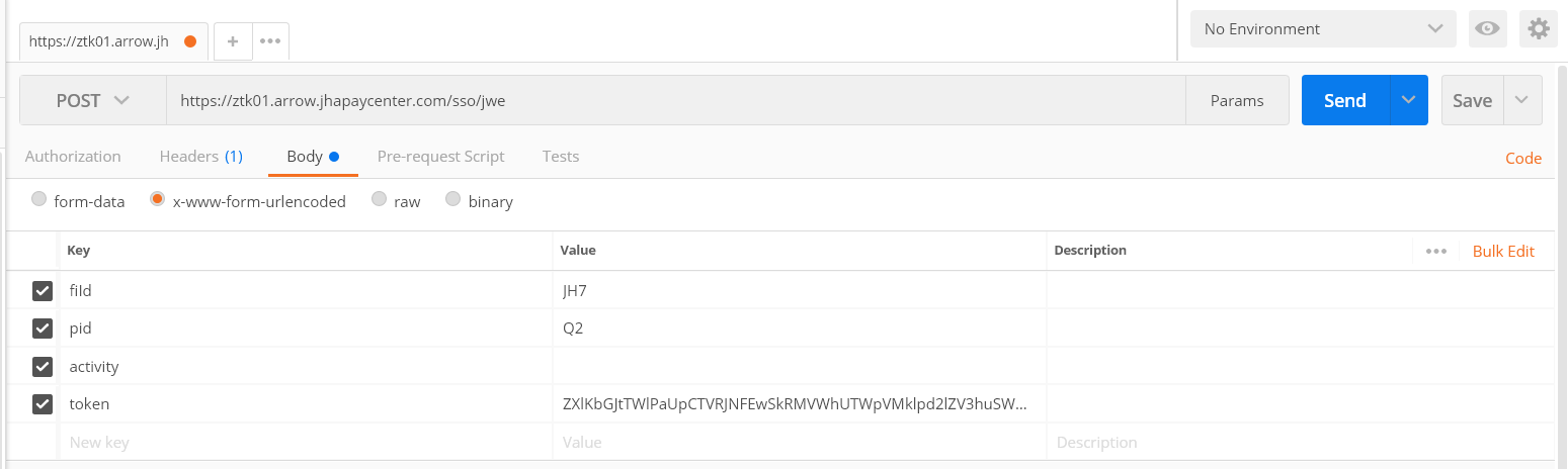 Postman Testing Details